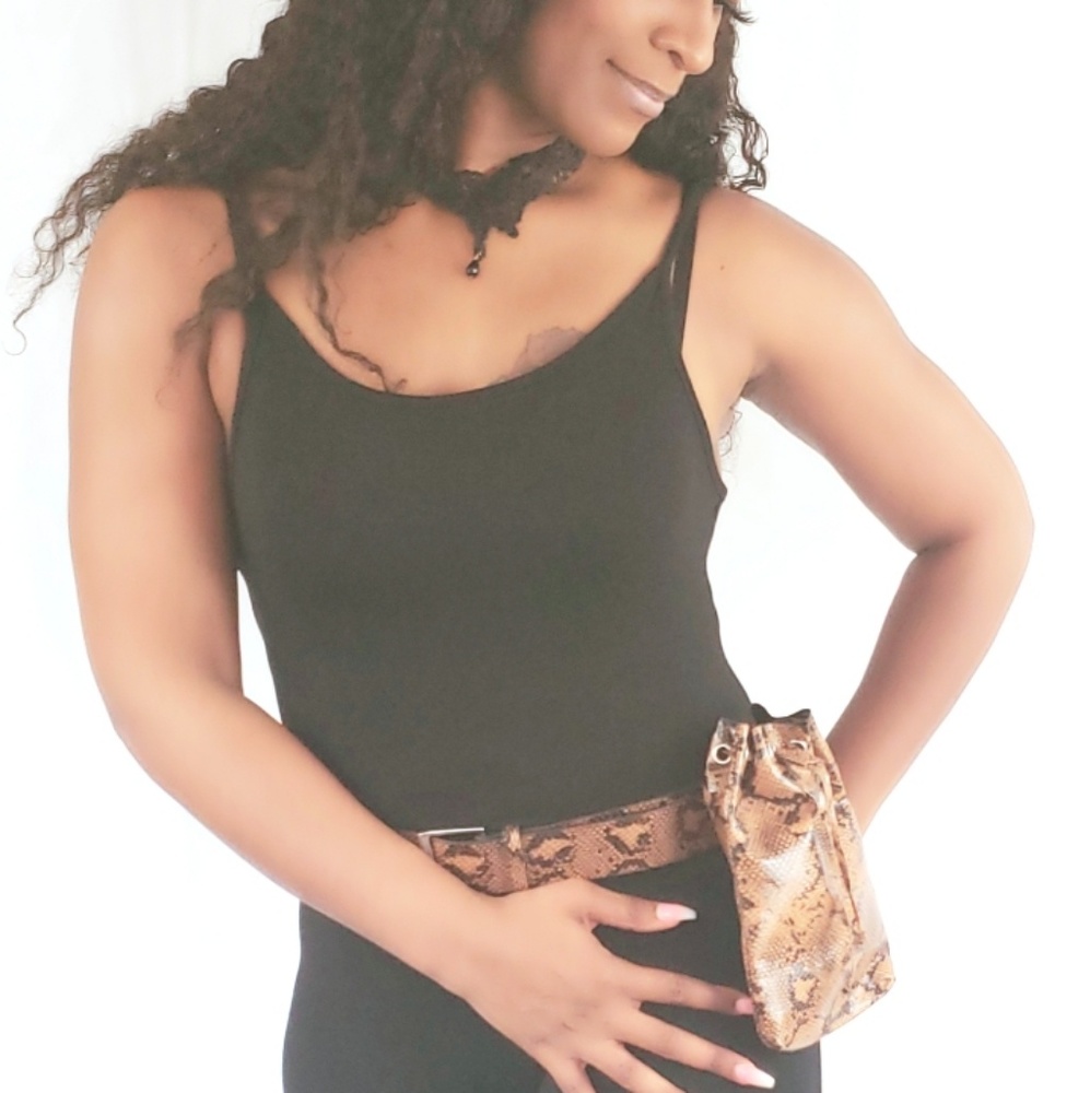 Python Belt fanny bag - Picture 2 of 2